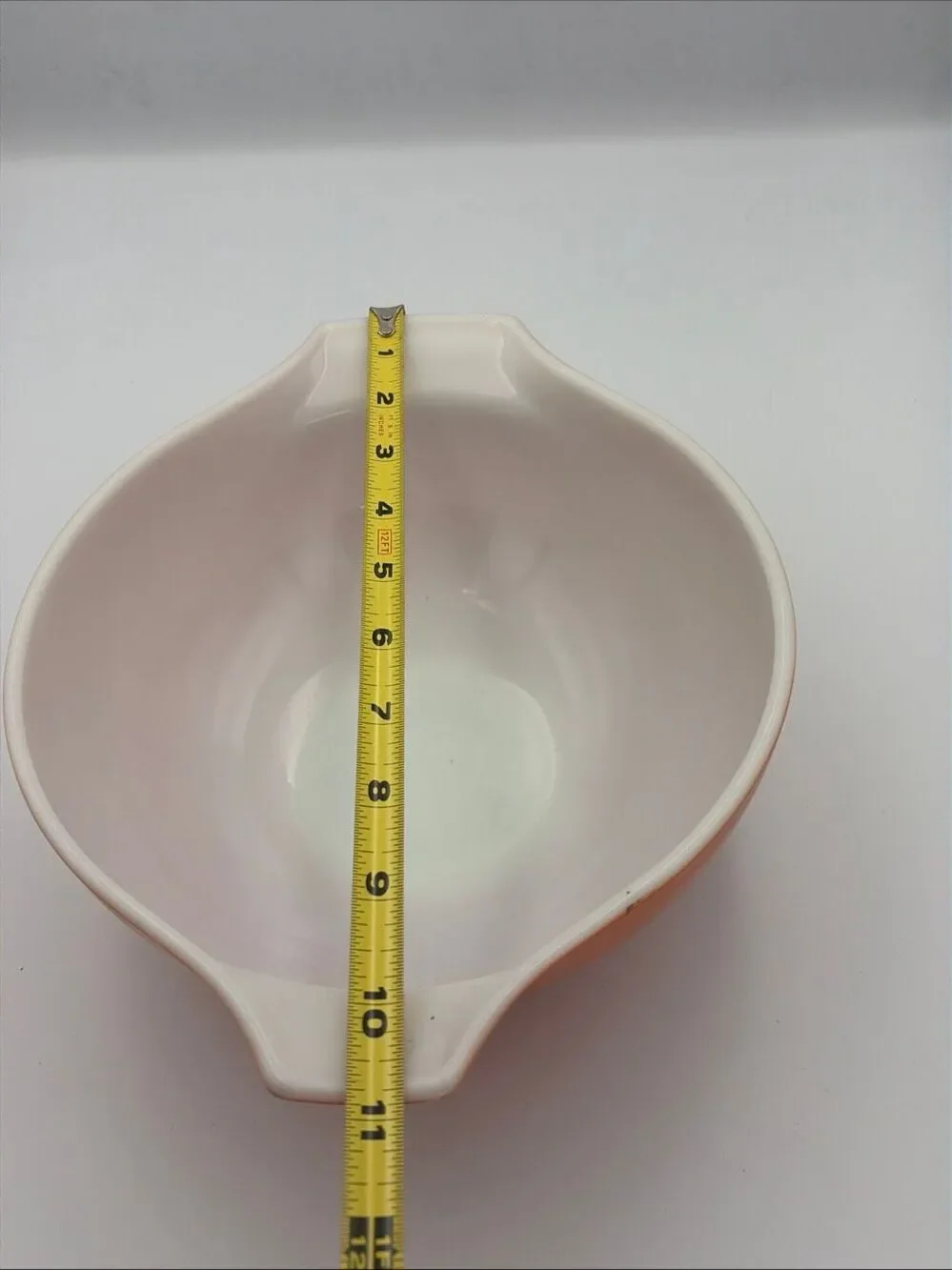 Pyrex Autumn Harvest Wheat #443 Cinderella Mixing Bowl 2.5L Orange Vintage 1978